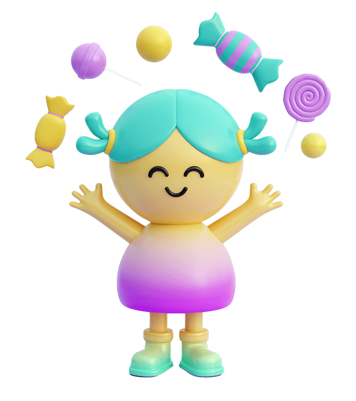 adorable 3d character children 2